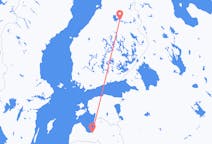Flug frá Riga, Lettlandi til Kajaani, Finnlandi