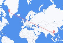 Flyrejser fra Hanoi, Vietnam til Aasiaat, Grønland