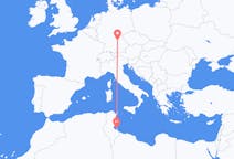 Flyreiser fra Djerba, Tunisia til Nürnberg, Tyskland