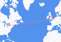 Flights from Buffalo, the United States to London, the United Kingdom