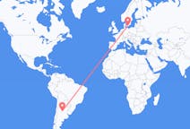Flyrejser fra Córdoba, Argentina til Malmø, Sverige
