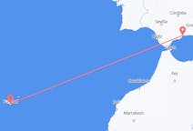 Flights from Málaga, Spain to Funchal, Portugal
