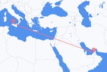 Flyrejser fra Dubai, De Forenede Arabiske Emirater til Palermo, Italien