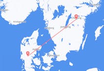 Fly fra Billund til Linköping