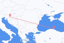 Flyg från Sinop till Zagreb