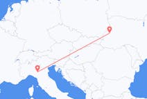 Fly fra Lviv til Parma