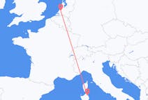 Loty z Rotterdam, Holandia do Olbii, Włochy
