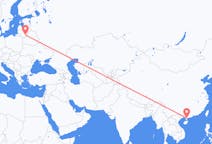 Flyg från Zhanjiang, Kina till Vilnius, Litauen