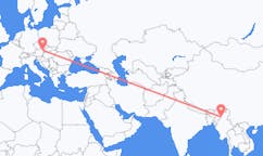 Flights from from Homalin to Vienna