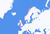 Flights from Newquay, England to Narvik, Norway