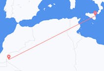 Flyrejser fra Tindouf, Algeriet til Catania, Italien