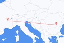 Flyg från Lyon, Frankrike till Bukarest, Rumänien