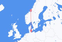 Fly fra Lubeck til Trondheim