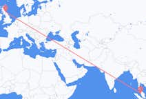 Flyrejser fra Penang, Malaysia til Edinburgh, Skotland