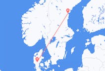 Flug frá Sundsvall til Billund