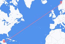 Flights from San Pedro Sula, Honduras to Trondheim, Norway