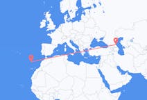 Flyreiser fra Makhatsjkala, Russland til Funchal, Portugal