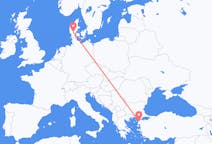 Flights from Çanakkale, Turkey to Billund, Denmark