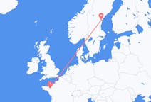 Flyg från Rennes till Sundsvall