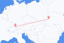 Fly fra Lviv til Friedrichshafen