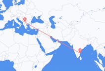 Flyrejser fra Chennai til Skopje