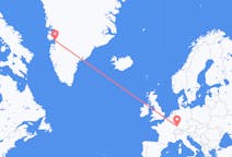 Flyrejser fra Ilulissat til Strasbourg