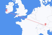 Flights from County Kerry, Ireland to Innsbruck, Austria