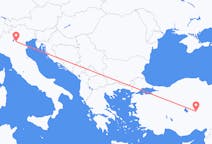 Vluchten van Nevşehir naar Verona