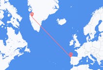 Flights from Santiago De Compostela to Kangerlussuaq
