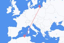 Vols de Sétif, Algérie vers Gdańsk, Pologne
