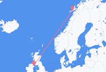 Flights from Svolvær, Norway to Belfast, the United Kingdom