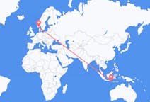 Flights from Praya, Lombok, Indonesia to Kristiansand, Norway