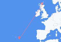 Flights from Santa Maria Island, Portugal to Inverness, the United Kingdom