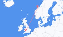 Flights from Kristiansund to Cardiff