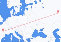 Flights from Nizhnekamsk, Russia to Brive-la-Gaillarde, France