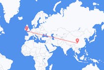 Flights from Chengdu, China to Newquay, England