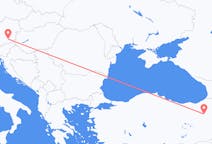 Loty z miasta Graz do miasta Erzurum