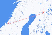 Flyg från Trondheim till Kuusamo