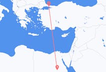 Flyrejser fra Asyut, Egypten til Istanbul, Tyrkiet