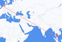 Flyreiser fra Kuala Terengganu, Malaysia til Dortmund, Tyskland