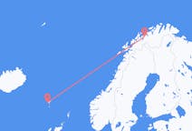 Flights from Sørkjosen to Sørvágur