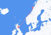 Flights from Sandnessjøen to Edinburgh