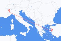Lennot Torinosta Izmiriin