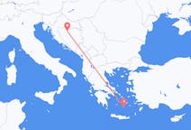 เที่ยวบิน จาก บันยาลูกา, บอสเนียและเฮอร์เซโกวีนา ไปยัง ซันโดรีนี, กรีซ