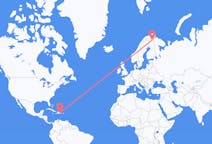 Flights from Santo Domingo, Dominican Republic to Ivalo, Finland