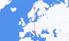 Flights from Vilhelmina, Sweden to Bari, Italy