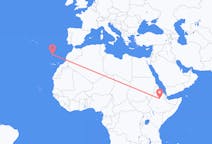 Flyreiser fra Dessie, Etiopia til Funchal, Portugal