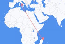 Flyreiser fra Île Sainte-Marie, Madagaskar til Palermo, Italia