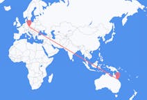 Flyg från Mackay, Australien till Prag, Tjeckien