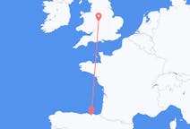 Flyreiser fra Bilbao, Spania til Birmingham, England